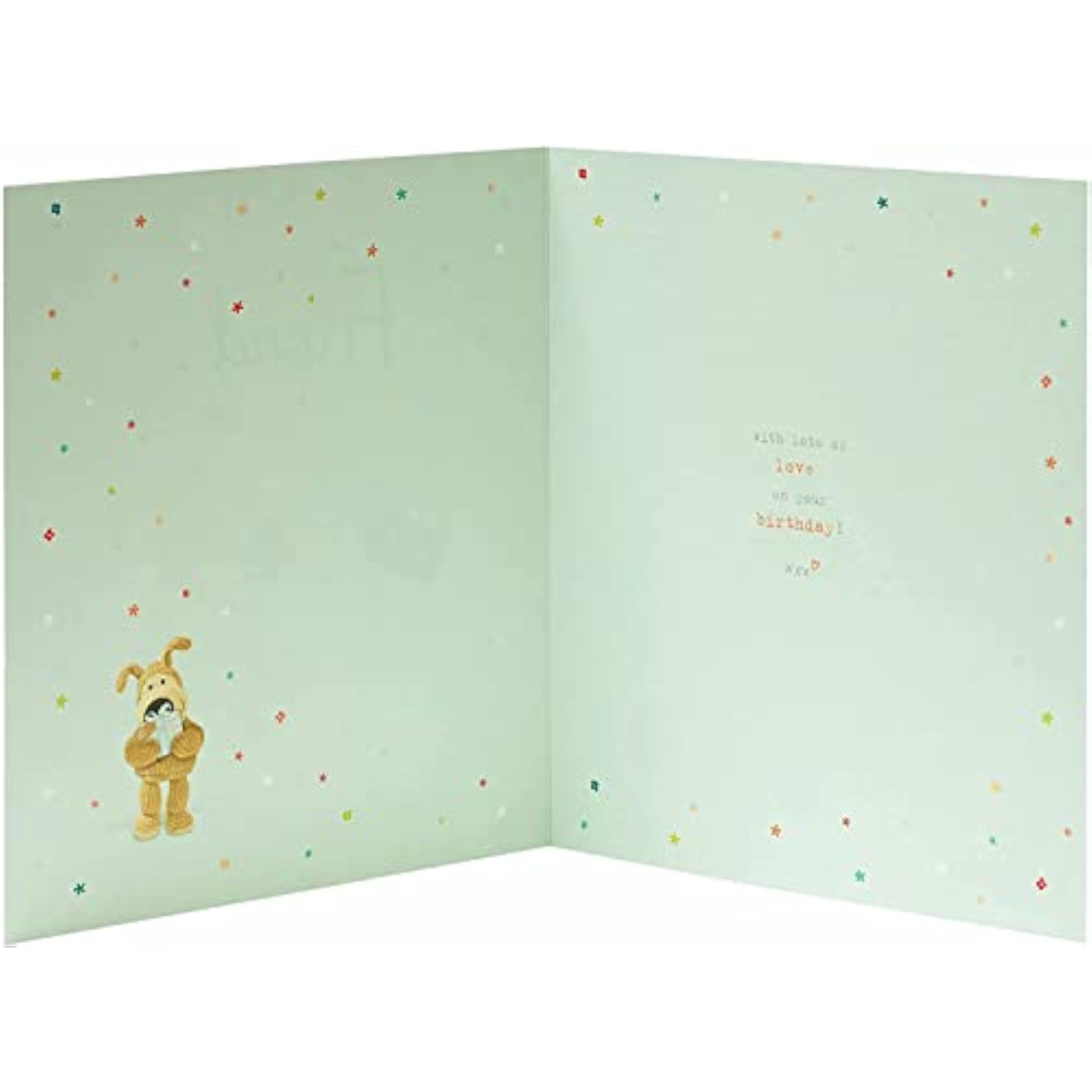 Colorful Boofle Amazing Friend birthday greeting card by UK Greetings with cute animal illustration and cheerful design.