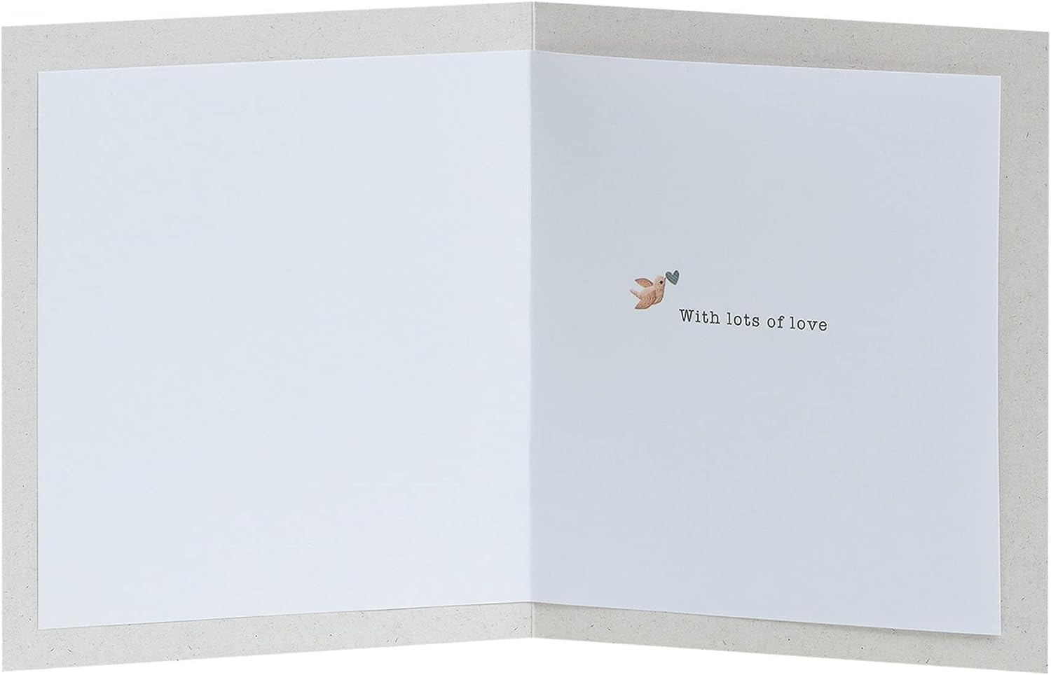 Boofle anniversary greeting card by UK Greetings with copper foil detail, featuring cute character and festive design.