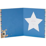 Cute Boofle birthday greeting card for cousin featuring a charming design, UK Greetings brand, with colorful illustrations.