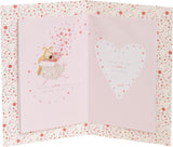 Cute Boofle birthday greeting card for daughter with envelope, featuring a charming design and a big present illustration by UK Greetings.