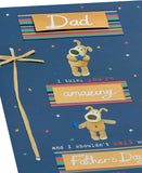 UK Greetings Boofle Father's Day greeting card featuring a cute dog illustration for dads.