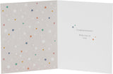 Cute Boofle new baby boy greeting card with adorable design from UK Greetings, perfect for celebrating a newborn.