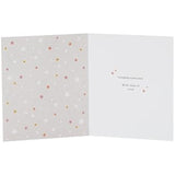Cute Boofle New Baby Girl greeting card by UK Greetings featuring adorable design for celebrating a new arrival.