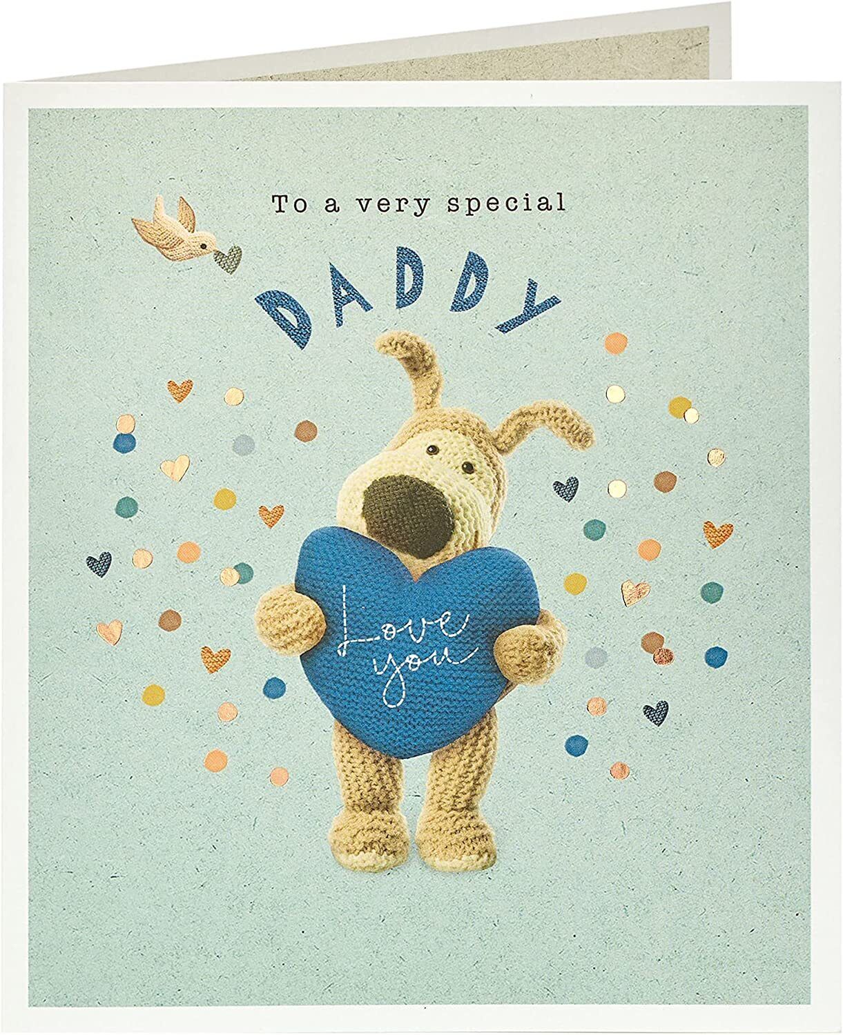 Boofle To A Very Special Daddy birthday greeting card from UK Greetings featuring a cute illustrated character and heartfelt message.