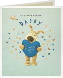Boofle To A Very Special Daddy birthday greeting card from UK Greetings featuring a cute illustrated character and heartfelt message.