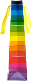 Rainbow design gift bag for her with greeting card from UK Greetings, featuring colorful, decorative packaging for presents.