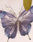 Medium Butterfly Elegance gift bag with greeting card from UK Greetings, featuring colorful butterfly designs and floral accents.