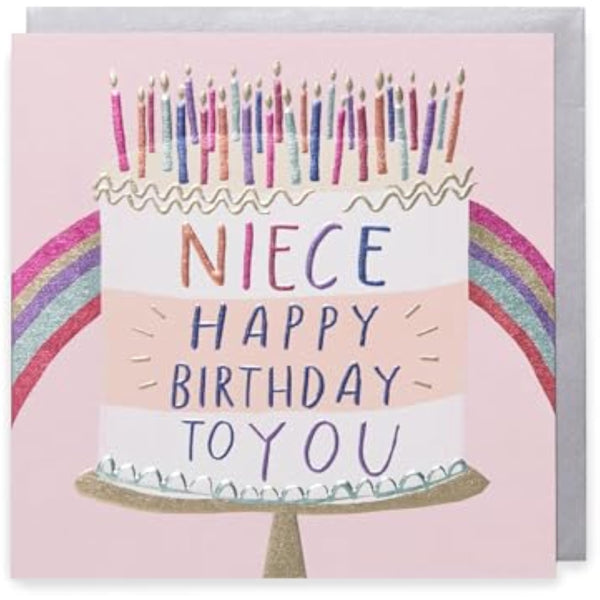 UK Greetings Cake Niece birthday greeting card with colorful design and "Special Day" message for celebrating a niece's birthday.