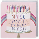UK Greetings Cake Niece birthday greeting card with colorful design and "Special Day" message for celebrating a niece's birthday.