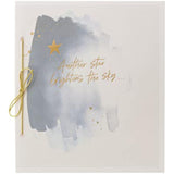Celestial Gold Star Sympathy Card by UK Greetings featuring a celestial design with gold stars, suitable for heartfelt condolences.