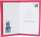 UK Greetings Christmas greeting card for grandparents featuring festive holiday design and family love message.
