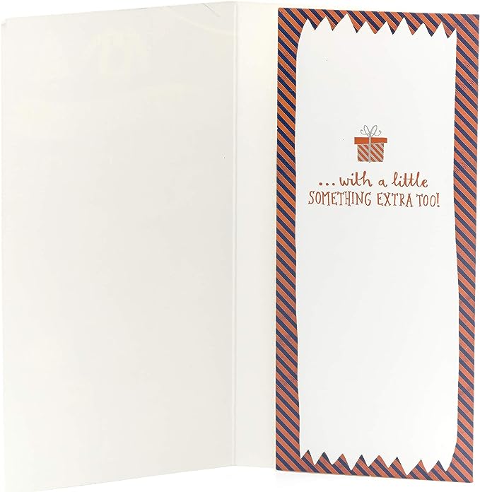 Christmas Tweets Money Wallet greeting card featuring festive icons and holiday-themed design by UK Greetings.