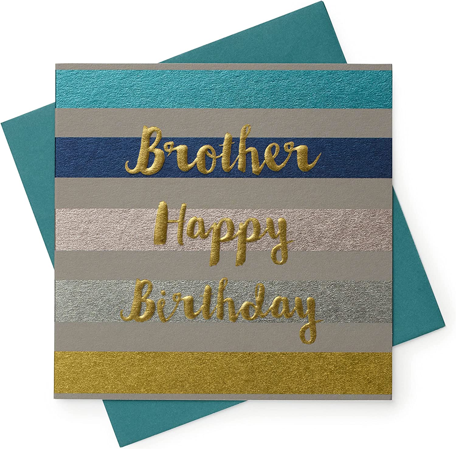 Classic birthday greeting card for brother featuring colorful designs, from UK Greetings, ideal for celebrating special occasions.