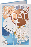 Contemporary Dad birthday greeting card from UK Greetings featuring modern design and heartfelt message for special occasions.