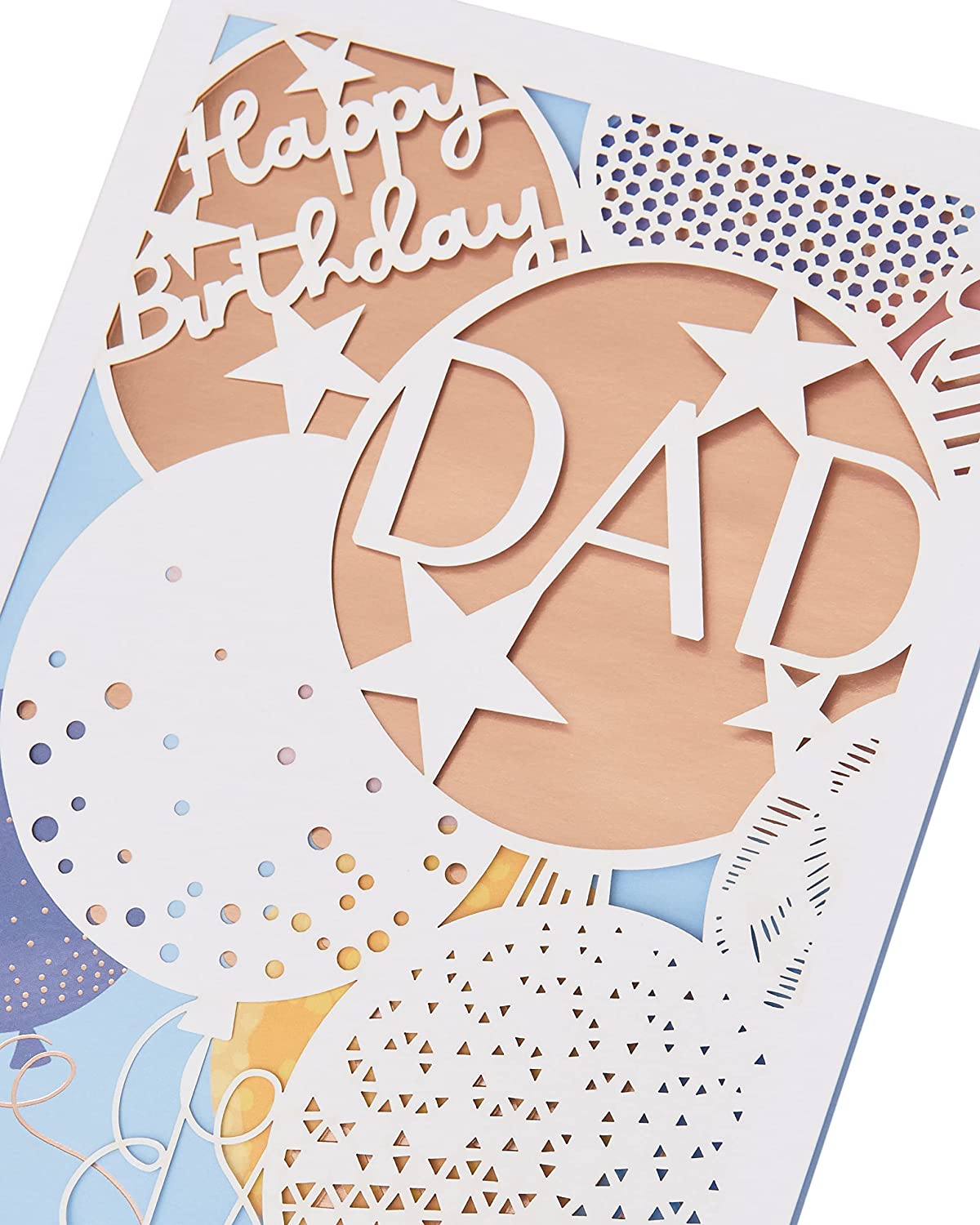 Contemporary Special Dad birthday greeting card from UK Greetings featuring modern design and heartfelt message.