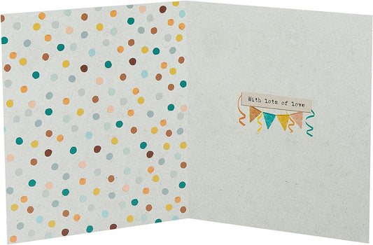 Cute 18th Boofle birthday greeting card featuring a charming illustration of Boofle with festive decorations.