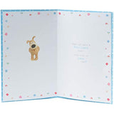 Cute Boofle birthday greeting card from UK Greetings featuring a colorful design with a cheerful illustration of Boofle.