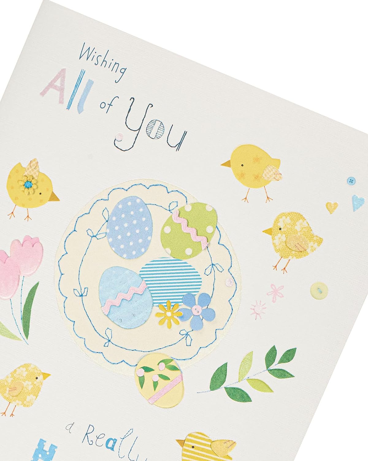 Cute Easter greeting card from UK Greetings featuring festive designs, perfect for sending holiday wishes to loved ones.
