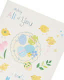Cute Easter greeting card from UK Greetings featuring festive designs, perfect for sending holiday wishes to loved ones.
