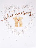Cute teddy bear wedding anniversary greeting card by UK Greetings, featuring charming teddy design for special occasions.
