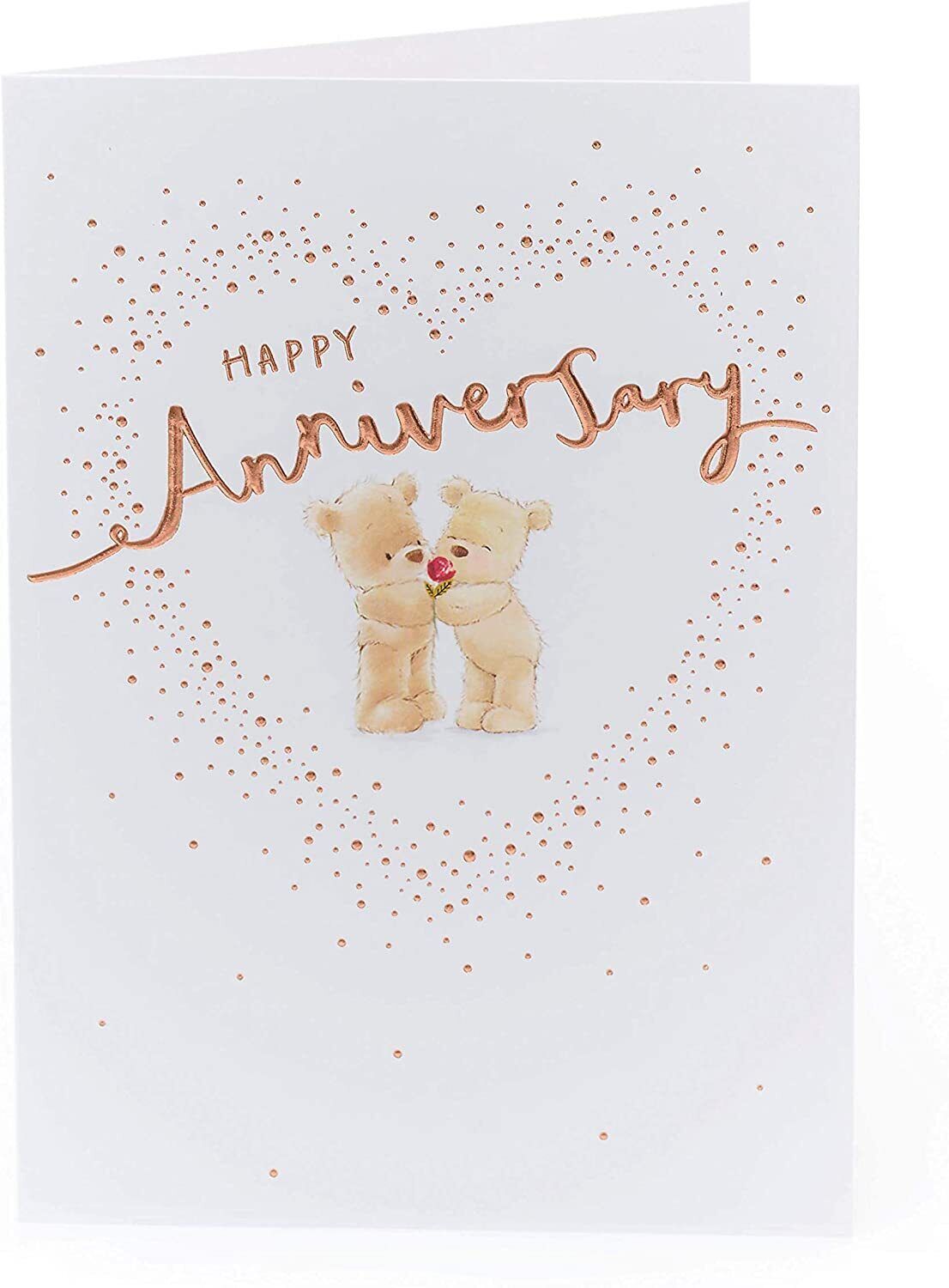 Cute Teddies wedding anniversary greeting card featuring charming teddy bear illustrations by UK Greetings.