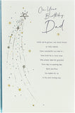 UK Greetings dad birthday greeting card with sentimental verse and heartfelt design, perfect for celebrating fathers.
