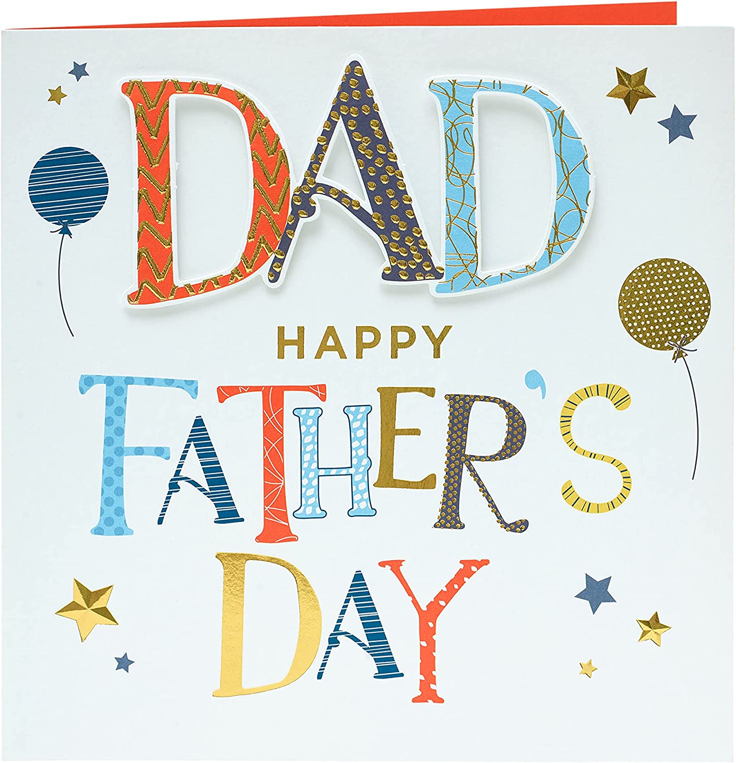 Father's Day greeting card from UK Greetings featuring a heartfelt design, perfect for celebrating dads on special occasions.