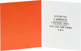 Gold Dad Father's Day greeting card from UK Greetings featuring a celebratory design and heartfelt message.