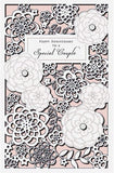 Die-cut pearls anniversary greeting card featuring a luxurious design for couples, by UK Greetings.