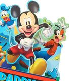 Disney 3D Pop Up Mickey Mouse birthday greeting card by UK Greetings, featuring a colorful Mickey Mouse design for celebrations.