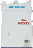 Disney Mickey Mouse 3D pop-up birthday greeting card by UK Greetings featuring Mickey Mouse design and birthday message.