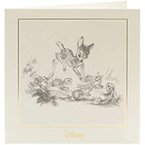 Disney Bambi original sketch blank birthday greeting card, UK Greetings with Bambi illustration on the front.