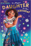 Disney Encanto birthday greeting card for daughter, featuring colorful characters from the Encanto movie by UK Greetings.
