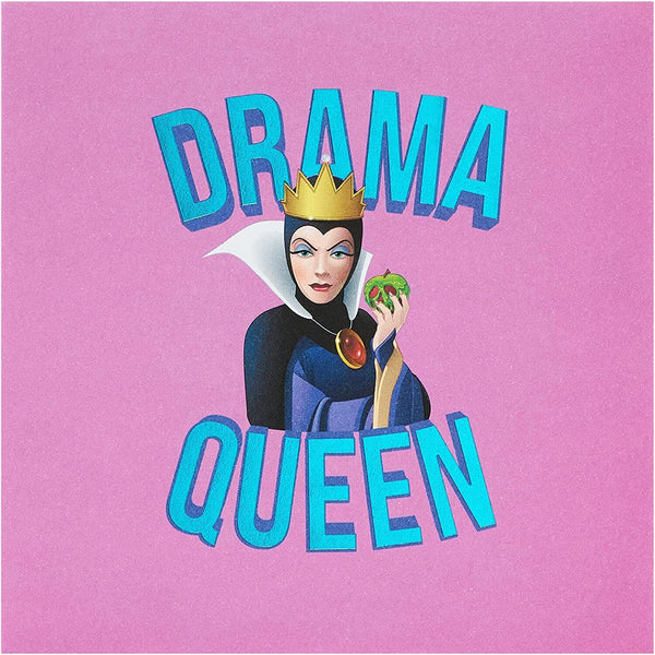 Disney Evil Queen greeting card featuring a regal illustration, perfect for birthday wishes from UK Greetings.