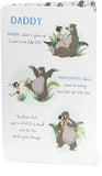 Disney Jungle Book Daddy birthday greeting card from UK Greetings featuring Mowgli and jungle animals in colorful illustration.