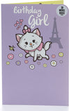 Disney Marie Purr-fect Birthday Card greeting card by UK Greetings featuring Marie from Disney's Aristocats with a festive design.