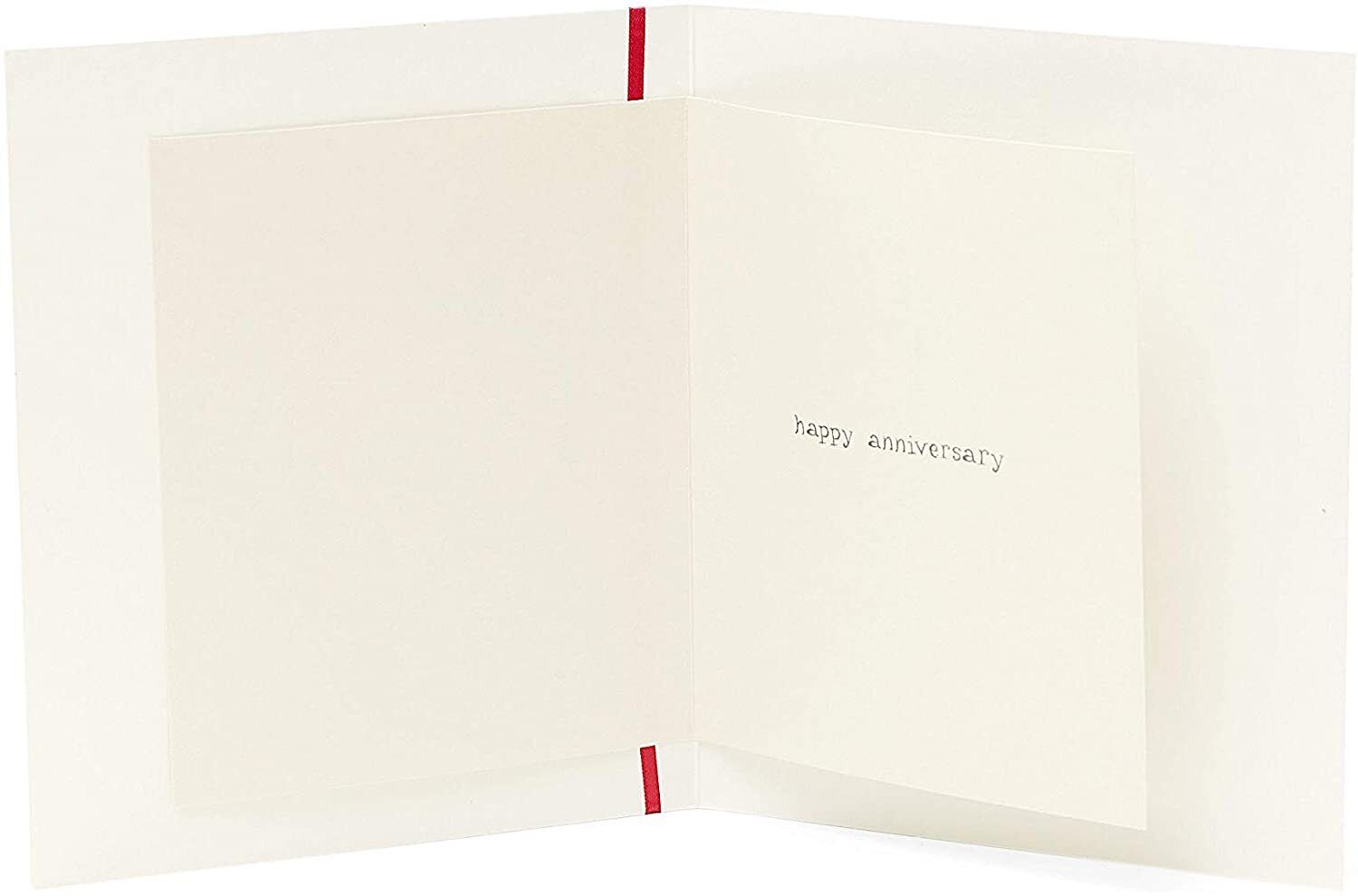 Disney Mickey and Minnie Mouse anniversary greeting card featuring colorful cartoon characters for celebrating special occasions