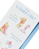 Disney Winnie the Pooh first Father's Day greeting card from UK Greetings featuring Pooh and a heartfelt message.
