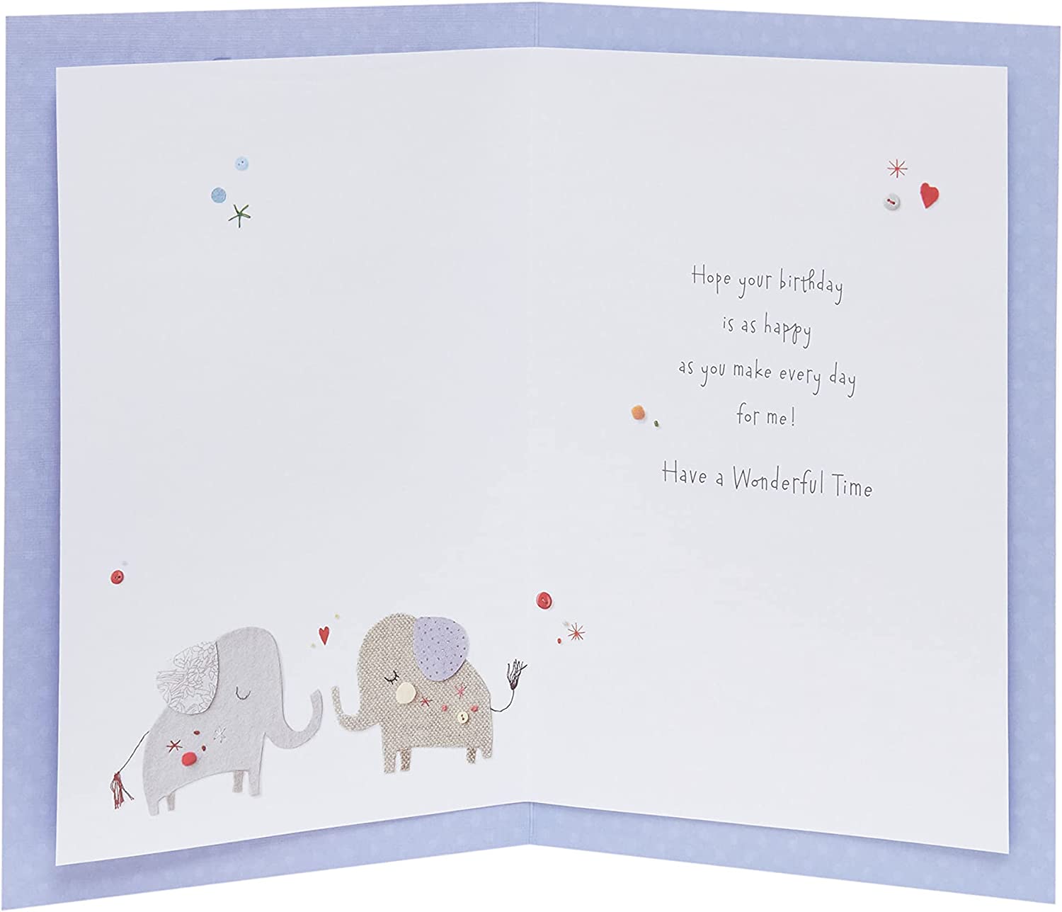 Double Decker Bus Daddy Christmas greeting card by UK Greetings, featuring festive holiday design with a red bus and Christmas motifs.