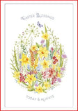 Easter Blessings Today & Always greeting card by UK Greetings featuring colorful floral design and heartfelt message