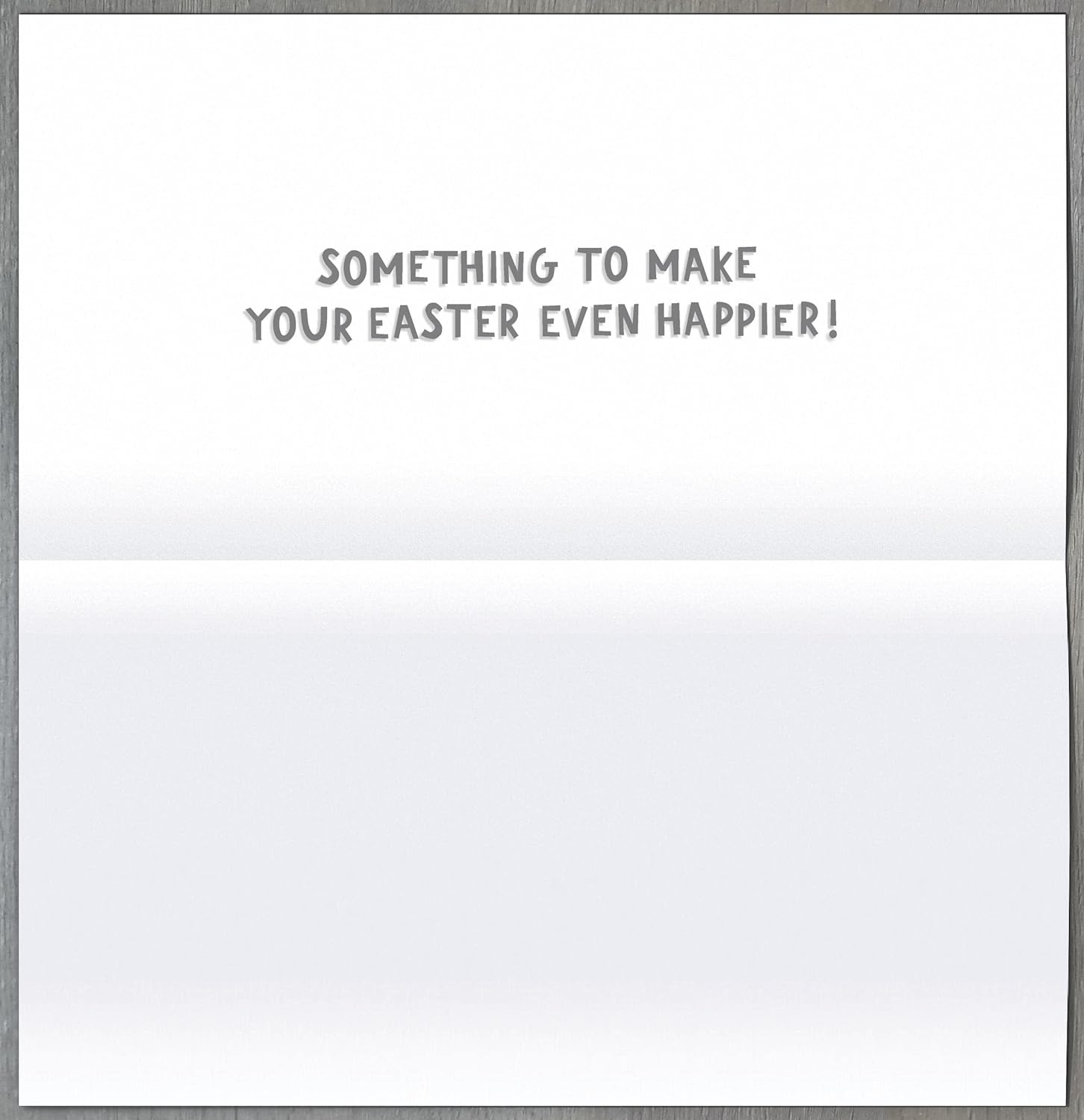 Easter 'Make Happy' open money wallet greeting card by UK Greetings with colorful floral design and space for cash or gift cards.