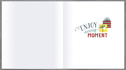Elegant greeting card for brother-in-law's birthday by UK Greetings, featuring stylish design and heartfelt message inside.