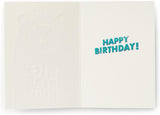 Embossed Bear Dad birthday greeting card from UK Greetings, featuring a cute bear design and heartfelt message.