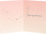 Tinker Bell birthday greeting card with fairy illustration and colorful design, by UK Greetings.