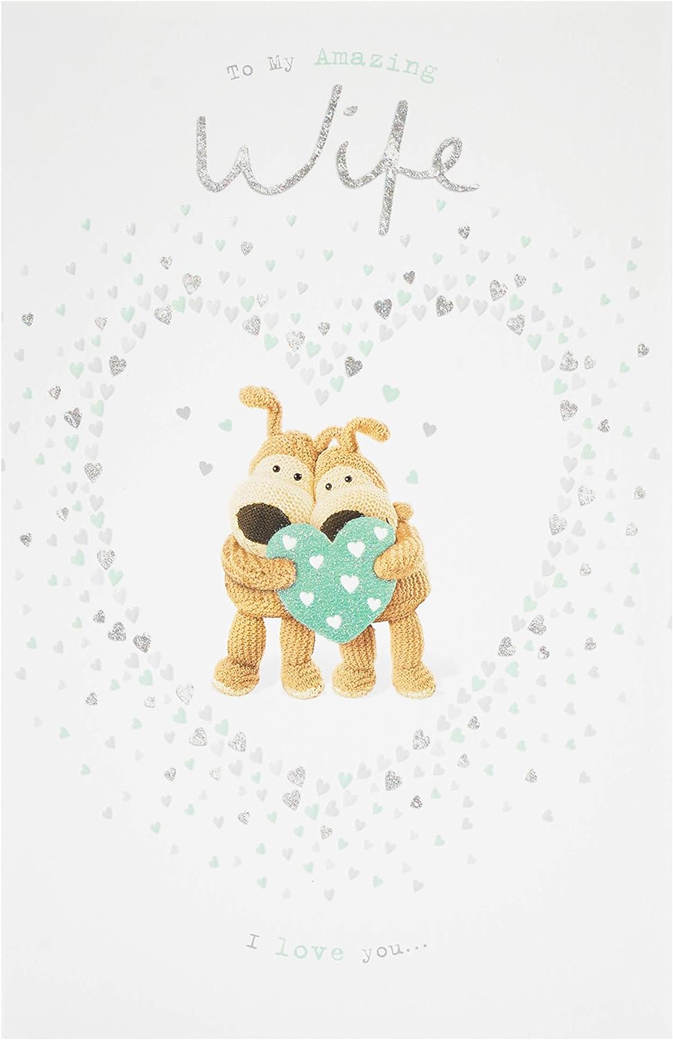 Eternal Love Anniversary Card by UK Greetings featuring romantic floral design and heartfelt message for celebrating love.