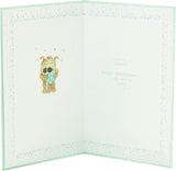Eternal Love Anniversary Card by UK Greetings featuring romantic floral design and heartfelt message inside.
