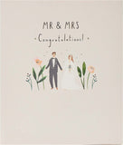 Eternal Love wedding congratulations greeting card for bride and groom, with romantic design by UK Greetings.