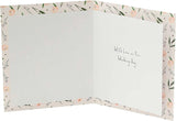 Eternal Love wedding congratulations greeting card for bride and groom by UK Greetings, featuring romantic floral design.