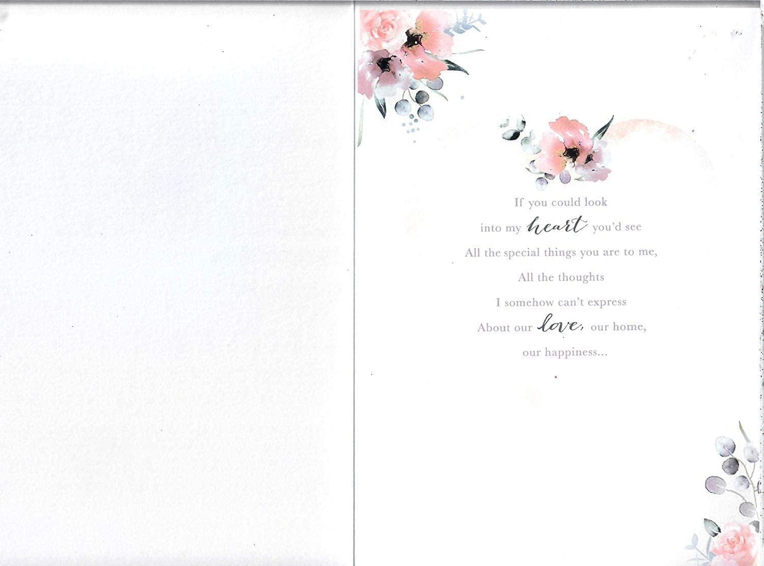 Elegant diamond-themed 60th wedding anniversary greeting card for wife by UK Greetings, featuring intricate design and heartfelt message.