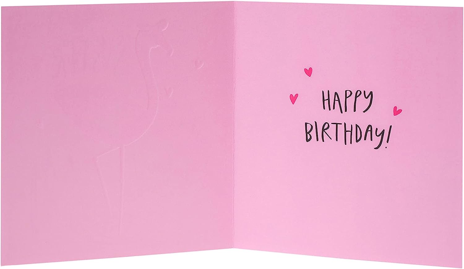 Fabulous Flamingo Sister Greeting Card from UK Greetings featuring colorful flamingo design for sister celebration